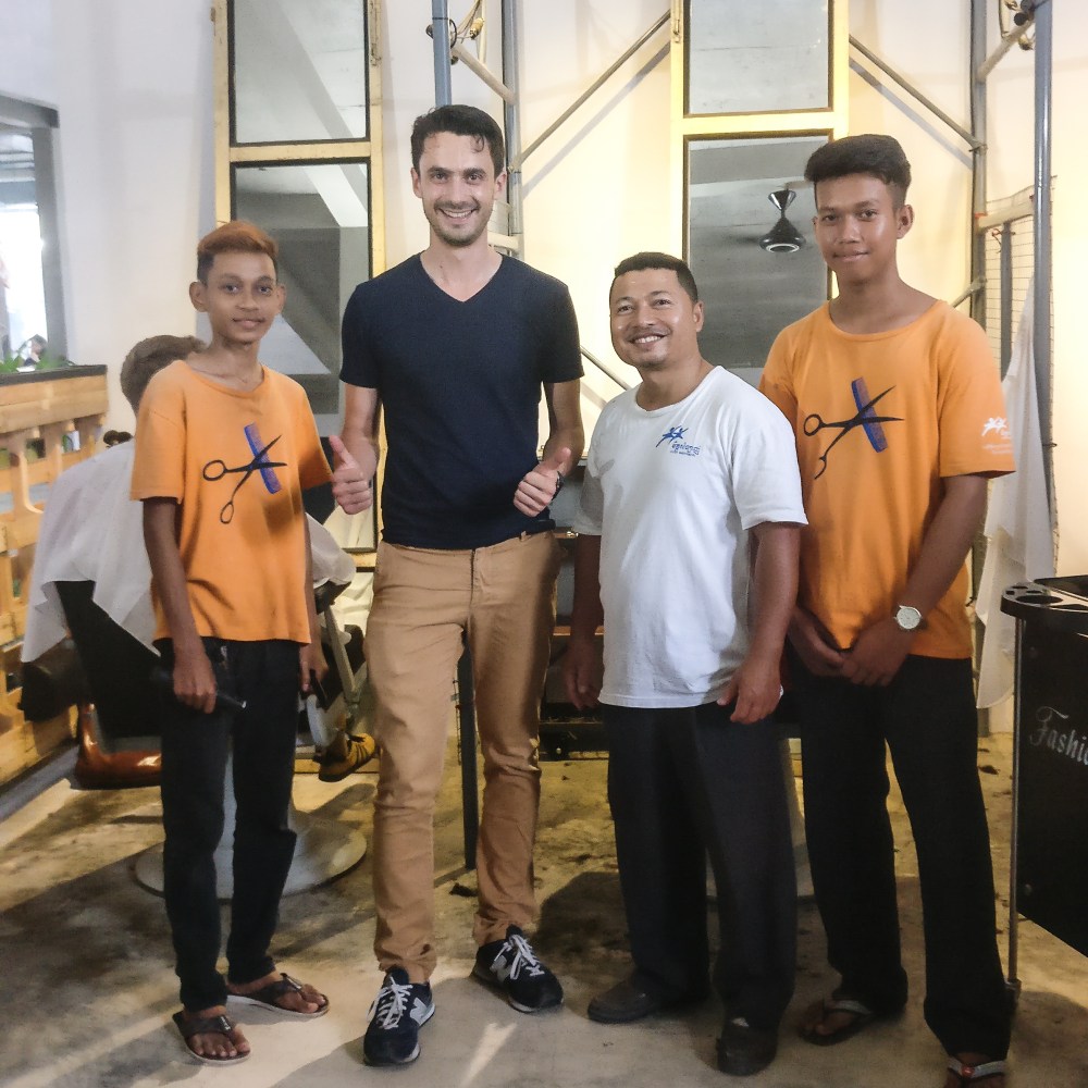 Romain Sion Hairdresser Friends International Cambodia