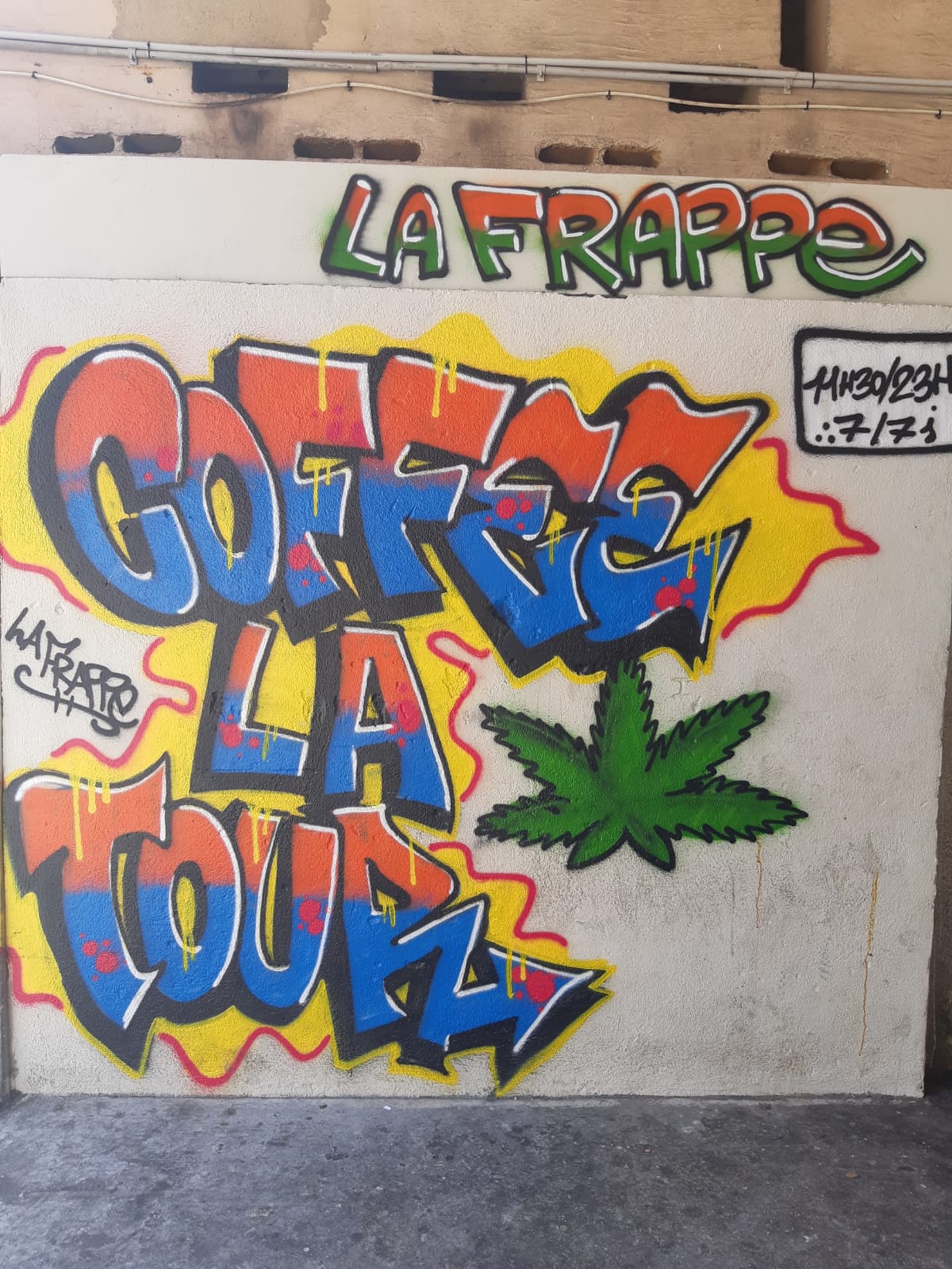 Devanture vente trafic de drogue Marseille