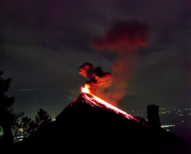 Fuego Eruption Guatemala