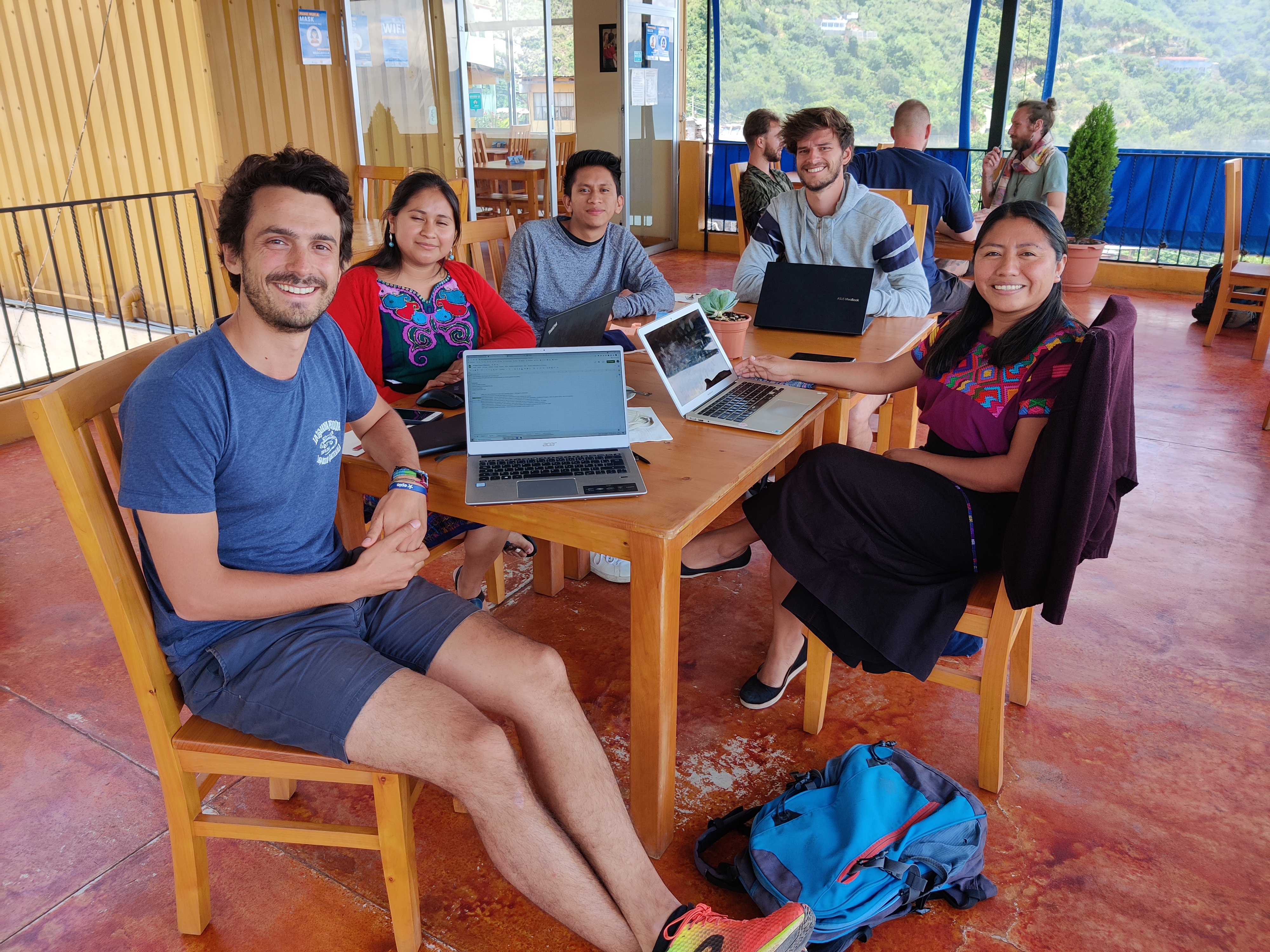 Romain Sion Working session Los amigos de Santa Cruz project Guatemala