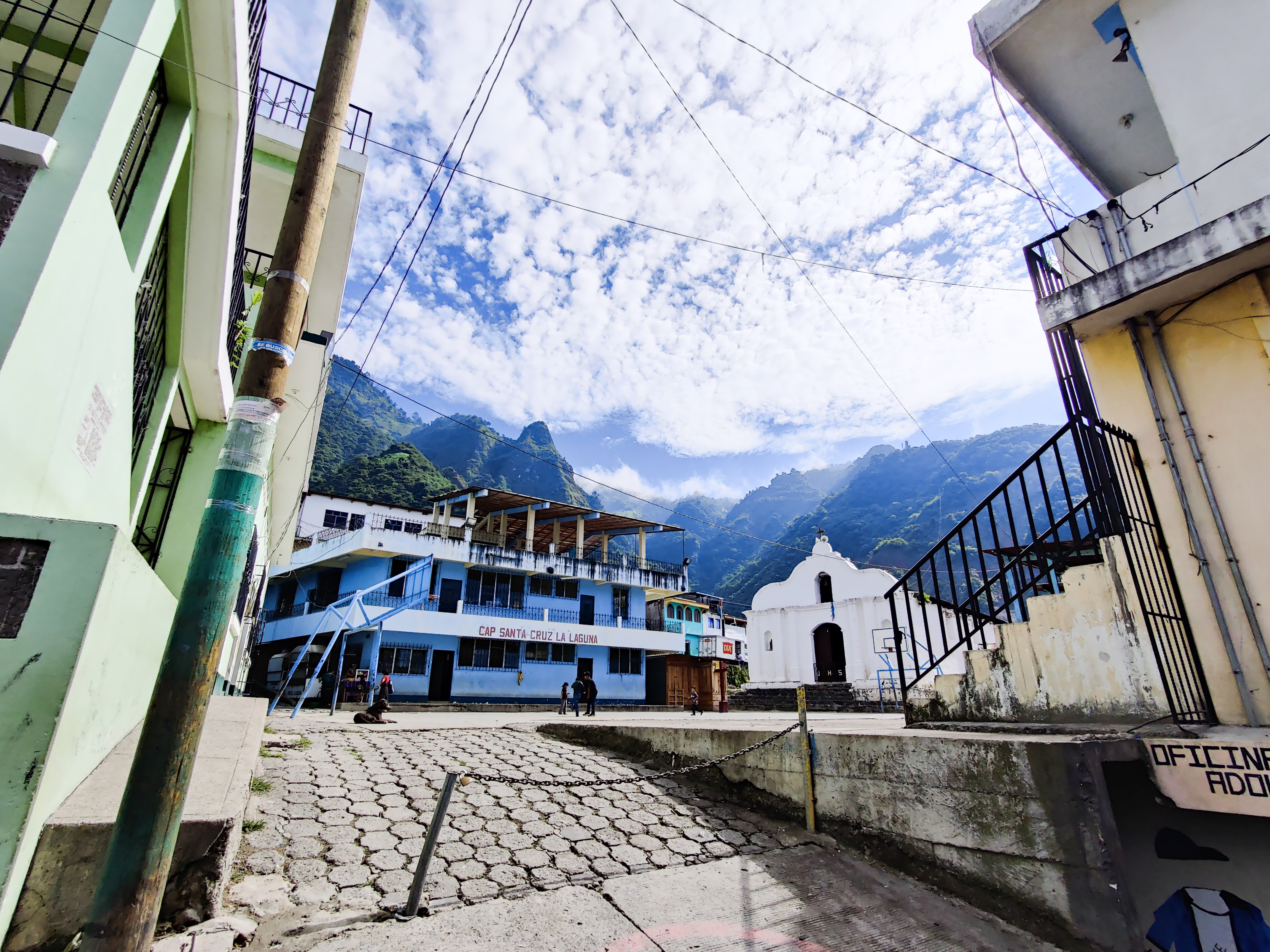 Center village Santa Cruz Guatemala