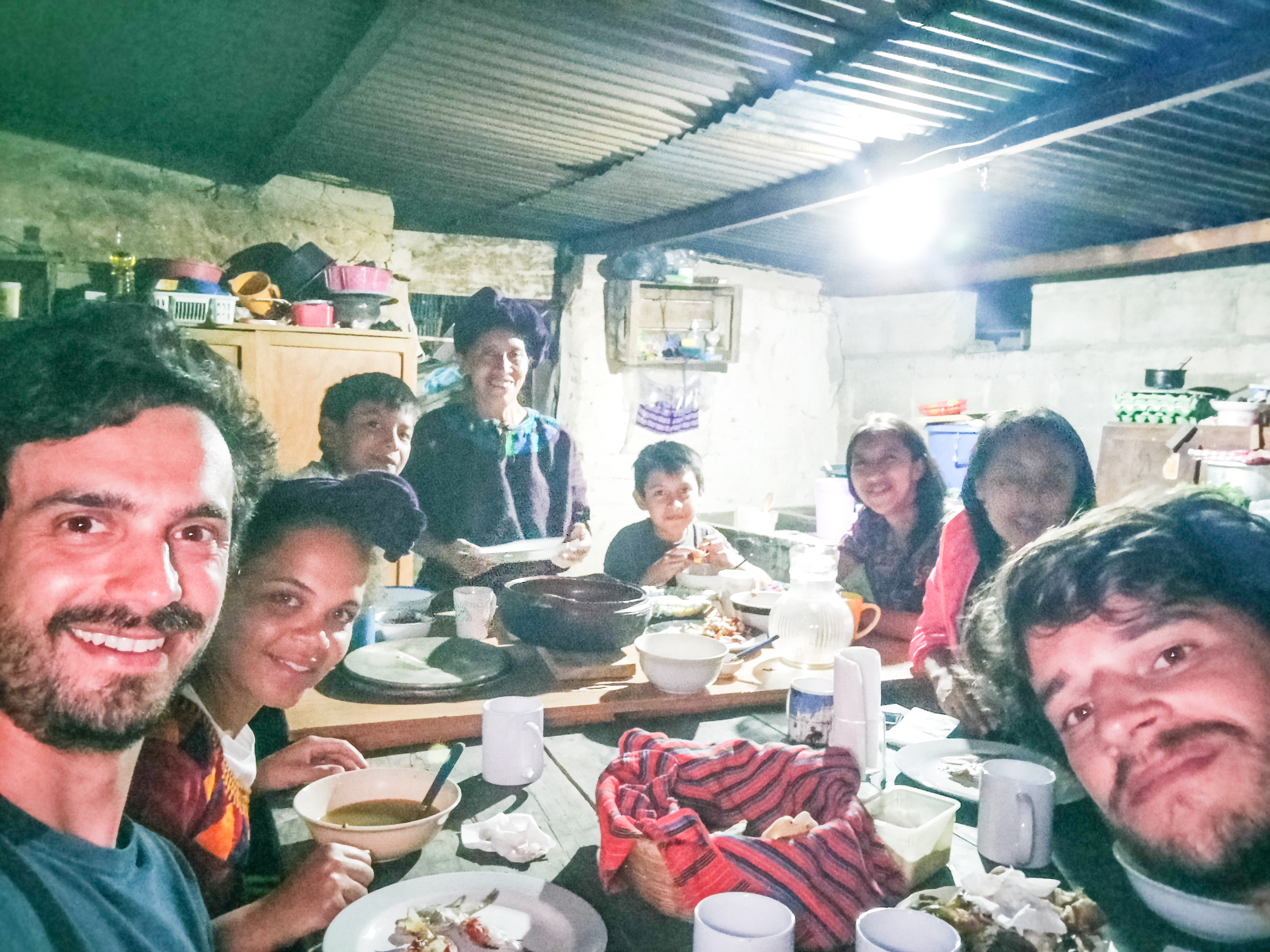 Cooking session and Invitation Dinner Claudia Romain Sion Guatemala